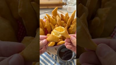 Bolinho Frito Sequinho e Crocante