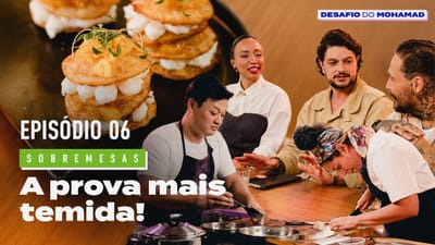 Torta de Maçã com Caramelo e Chantilly de Azeite