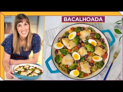 Bacalao a la Vizcaína con Papas Pellizcadas