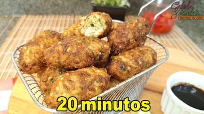 Bolinho de Arroz com Costela (Receita Caseira)