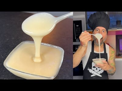 Leche Condensada de Paciencia (3 Ingredientes, Sin Lactosa, Vegana)