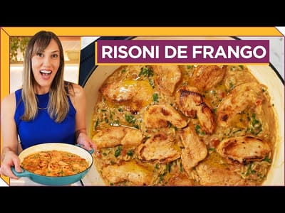 Risoni de Tomate e Frango