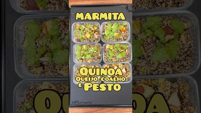 Lonchera de Quinoa, Queso Fresco y Salsa Pesto