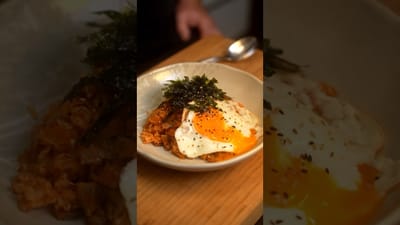 Arroz Salteado con Kimchi