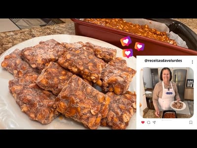 Pé de Moça Cremoso (Dulce de Cacahuate Cremoso)