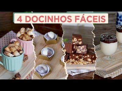 Colecta: 4 Dulcitos Fáciles para Fiesta (Coco, Casadinho, Fudge y Prestígio)