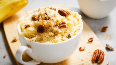 Pastel de Taza Rápido Romeo y Julieta a la Mexicana en Microondas