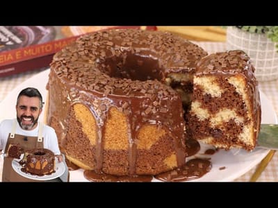 Bolo Mesclado Super Fofinho Sem Ovos