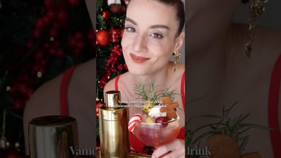 Bebida Refrescante Navideña (Coctel Navideño)