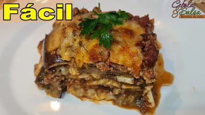 Lasanha de Berinjela à Bolonhesa com Muito Queijo e Sabor