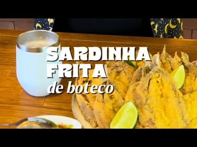 Sardinha Frita de Boteco com Empanamento Triplo