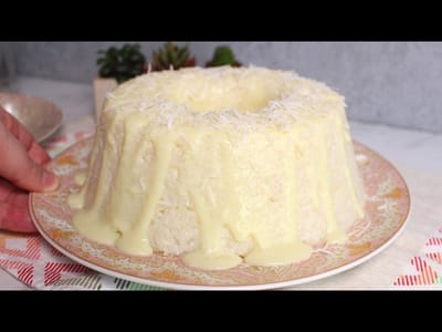 Bolo de Tapioca SEM FORNO E BEM MOLHADINHO