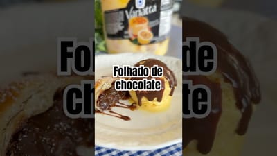 Folhado de Chocolate de Restaurante