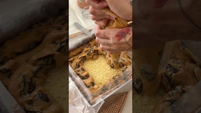 Bolo de Aniversário de Doce de Leite com Ameixa