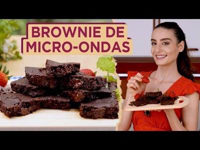 Brownie de Microondas con Relleno Super Cremoso