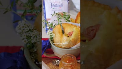 Masa Perfecta para Empanadas Fritas con Relleno de Brie y Pistache