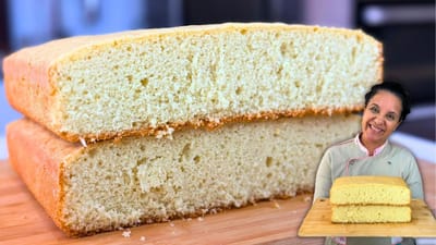 Pan Esponja de Vainilla Profesional