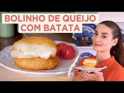 Bolinho de Queijo feito com Batata
