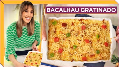 Bacalhau Gratinado de Natal