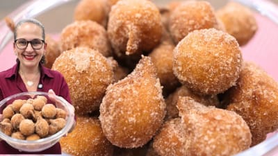 Buñuelos de Lluvia Súper Fáciles y Secos con 1 Huevo