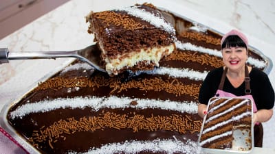 Bolo Prestígio Cremoso Gelado Molhadinho