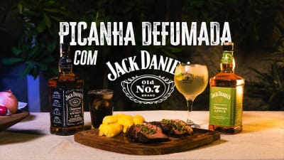 Picanha Defumada e Grelhada com Macaxeira na Manteiga e Chimichurri Fresco