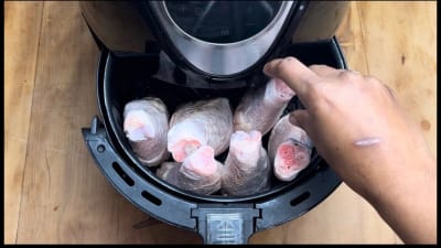 Muslo de Pollo Crujiente en Freidora de Aire