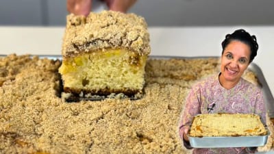 Pastel Cuca de Plátano con Dulce de Leche