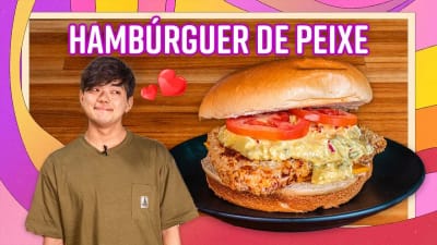 Hamburguesa de Pescado en Freidora de Aire