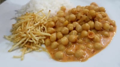 Stroganoff de Garbanzos