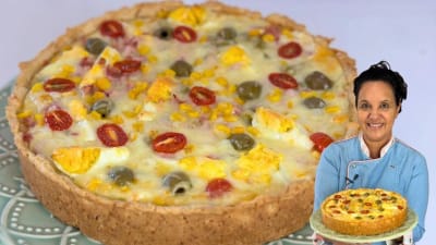 Pay Salado de Carne con Masa Cremosa