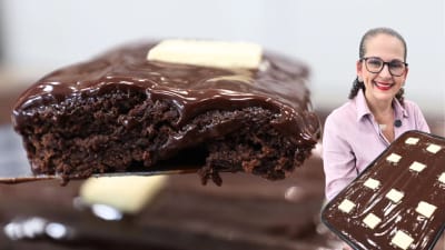 Brownie Súper Chocolatoso con Costrita Crujiente