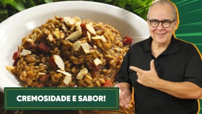 Risoto de Natal com Tender e Damasco
