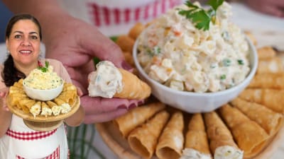 Canutitos con Ensalada de Papa