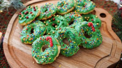 Biscoitinhos Natalinos Decorados