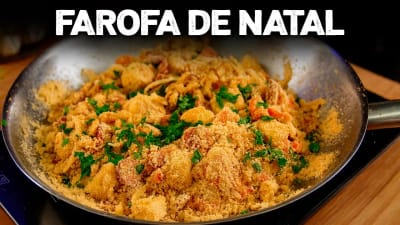 RECEITA DE FAROFA DE NATAL