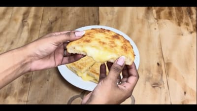 Bollito de Queso Rápido en Sartén (Sin Horno y Sin Moldear)