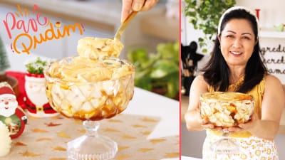 Postre 'Pavé' Cremoso de Flan de 4 Leches