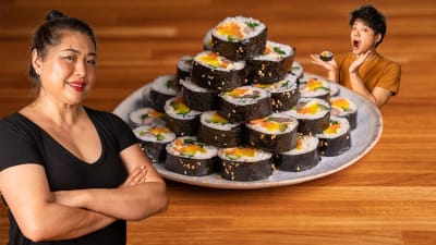 Cómo hacer KIMBAP (Rollo Coreano de Arroz)