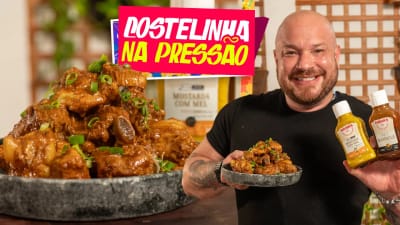 Pressure Cooker Ribs with Barbecue, Mustard, and Honey Sauce