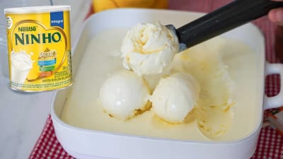 HELADO SÚPER CREMOSO DE LECHE NINHO