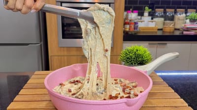 Carne com Creme de Cebola