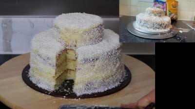 Bolo de Festa Sem Batedeira e de Caixinha