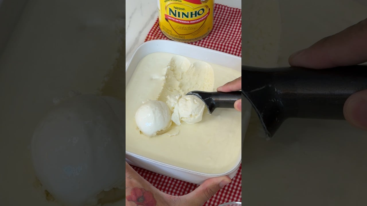 Helado de Leche en Polvo (Estilo Leche Nido)