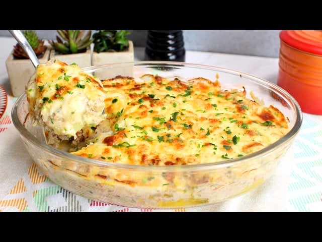 Atún Gratinado con Papa