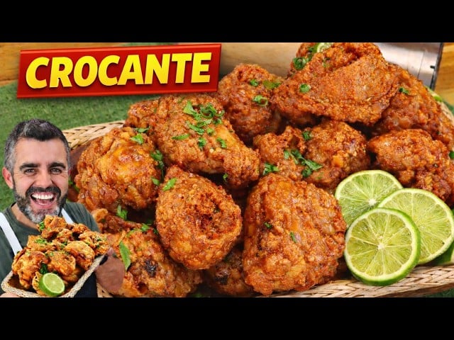 Frango a Passarinho Super Crocante - Receitas de Pai