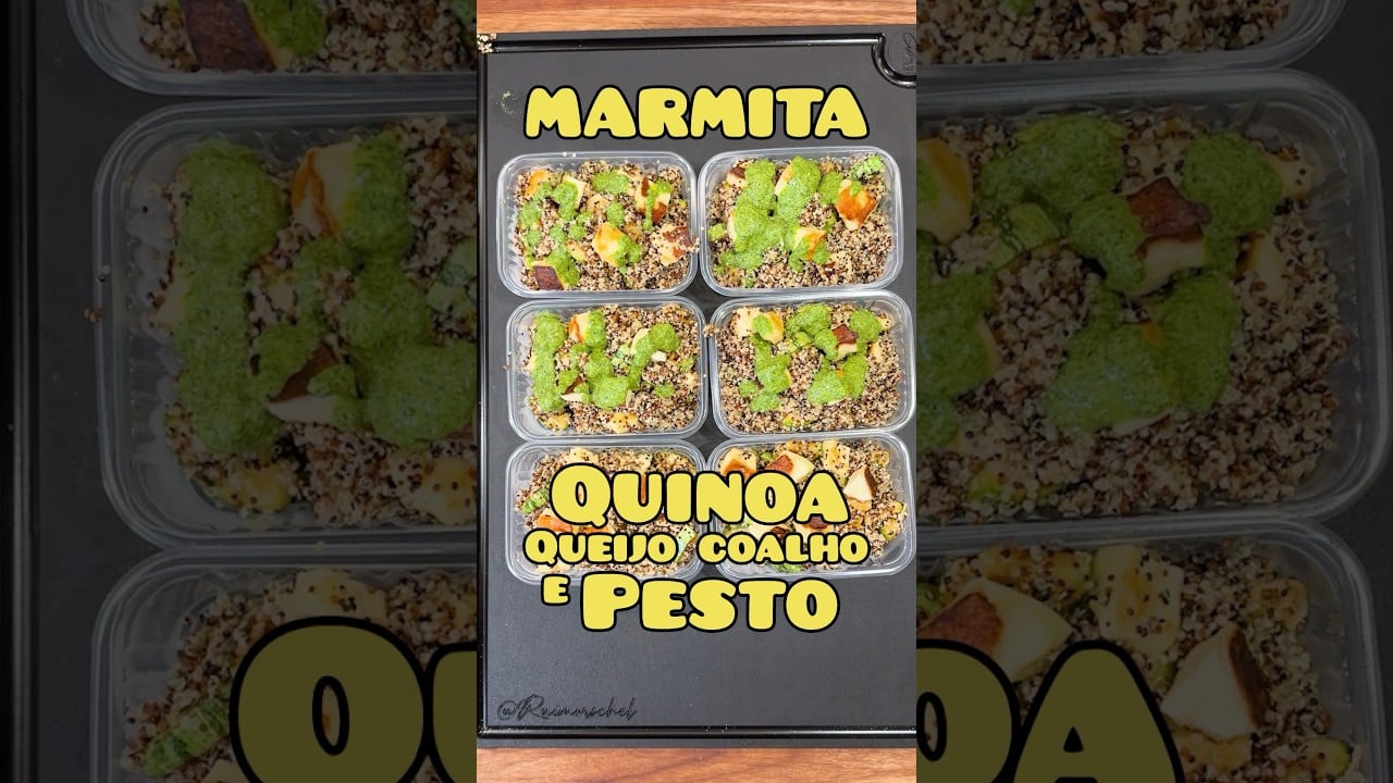 Lonchera de Quinoa, Queso Fresco y Salsa Pesto