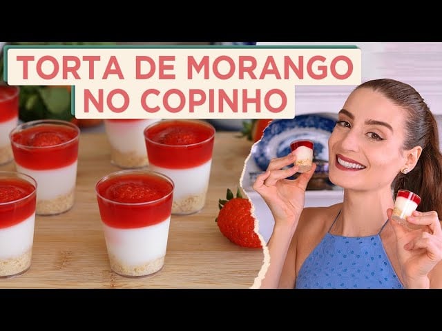 Pastel de Fresa en Vasito