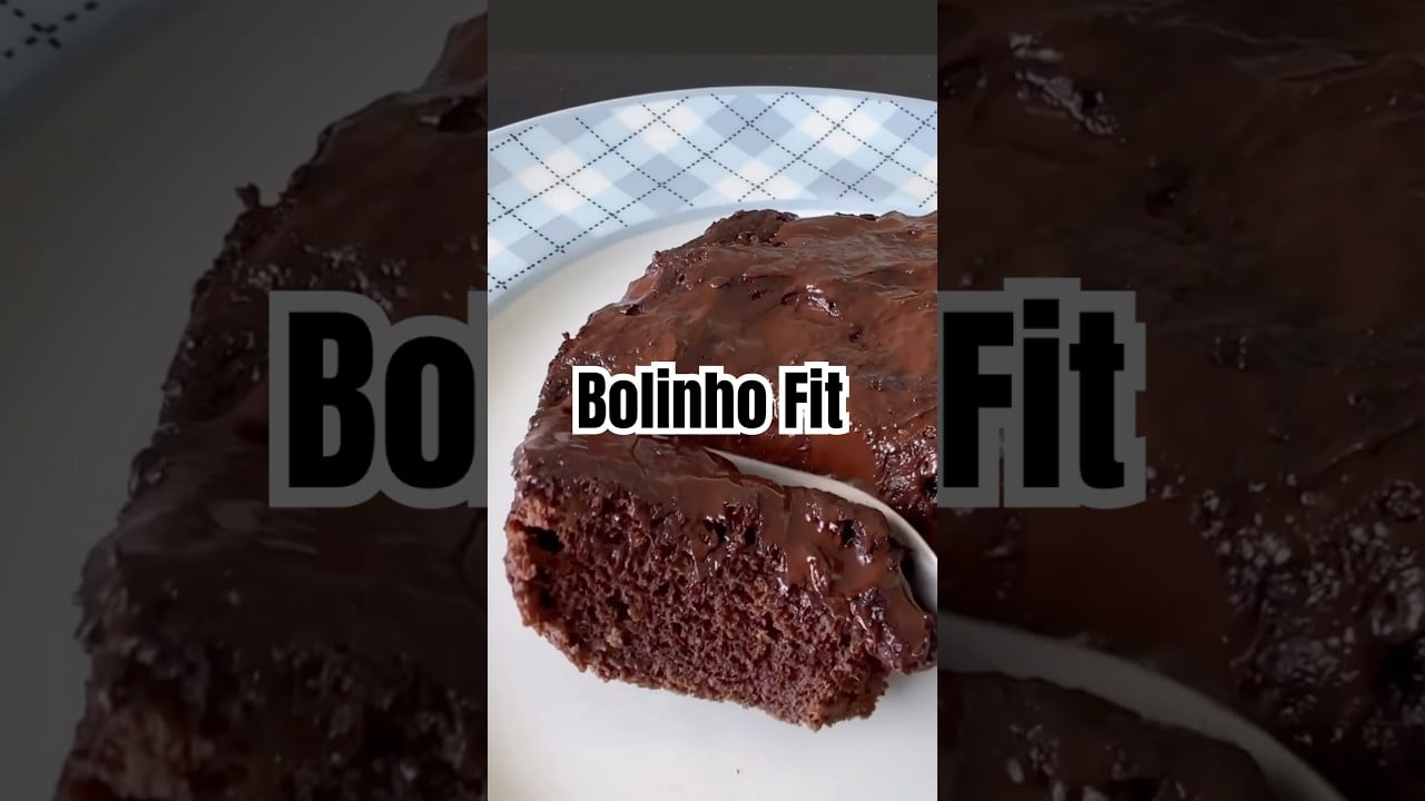 Bolinho Fit Chocolatudo Poucas Calorias Sem Farinha