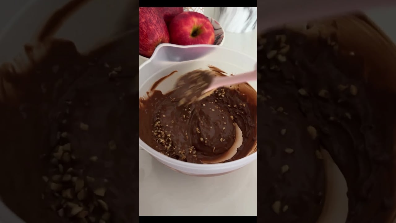 Rosquitas de Manzana con Chocolate Saludable